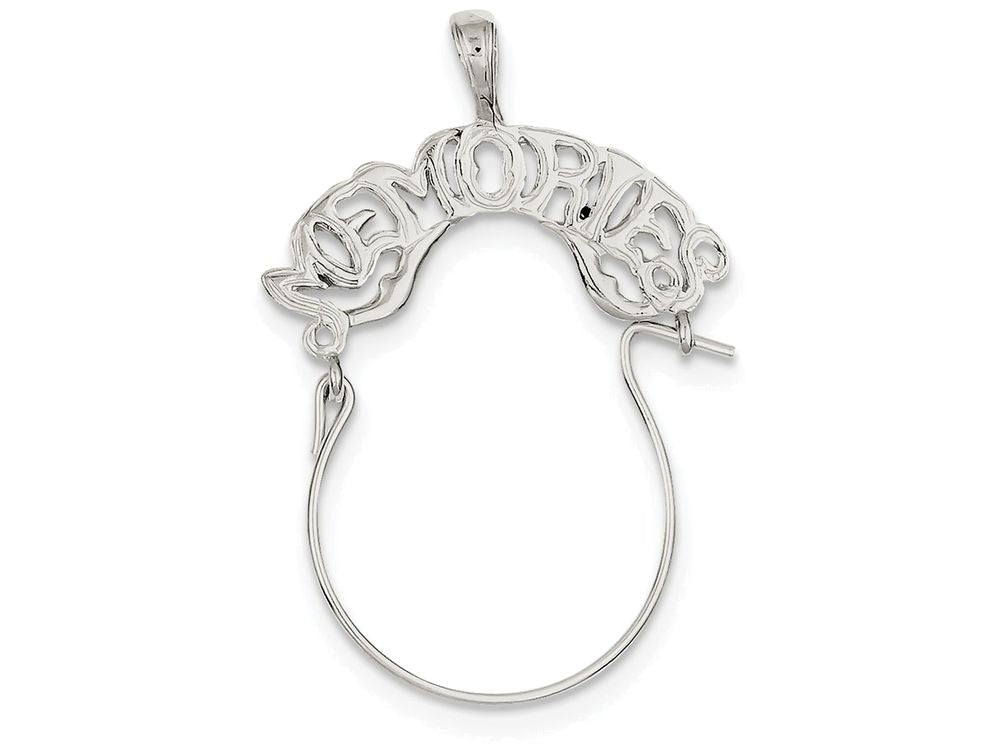 FJC Finejewelers Sterling Silver Memories Charm Holder