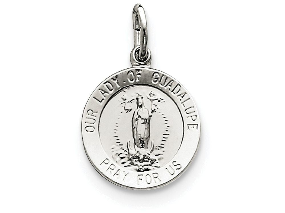 FJC Finejewelers Sterling Silver Our Lady Of Guadalupe Medal Pendant Necklace - Chain Included