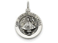 FJC Finejewelers Sterling Silver Antiqued San Juan Los Lagos Medal Pendant Necklace - Chain Included