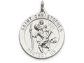 FJC Finejewelers Sterling Silver Saint Christopher Medal Pendant Necklace - Chain Included