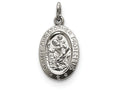 FJC Finejewelers Sterling Silver Saint Christopher Medal Pendant Necklace - Chain Included
