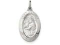FJC Finejewelers Sterling Silver Saint Anthony Medal Pendant Necklace - Chain Included