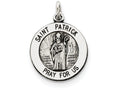 FJC Finejewelers Sterling Silver Saint Patrick Medal Pendant Necklace - Chain Included
