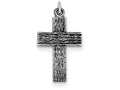 FJC Finejewelers Sterling Silver Antiqued Cross Charm