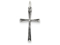 FJC Finejewelers Sterling Silver Antiqued Cross Charm