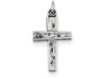 FJC Finejewelers Sterling Silver Antiqued Cross Charm