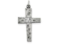 FJC Finejewelers Sterling Silver Antiqued Cross Pendant Necklace - Chain Included