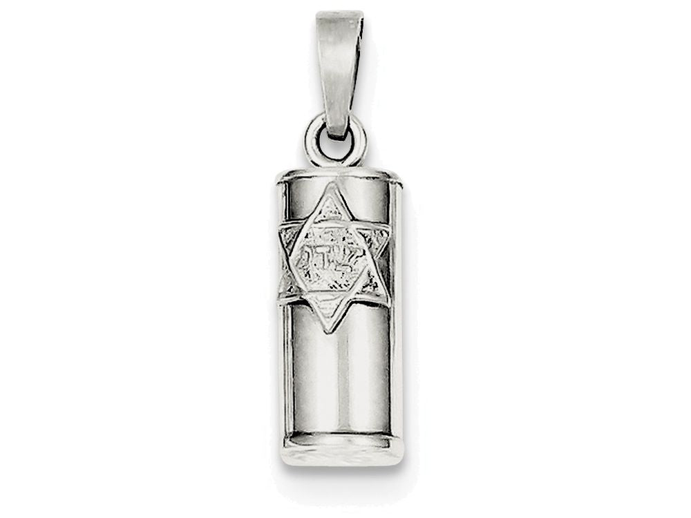 FJC Finejewelers Sterling Silver Mezuzah Pendant Necklace - Chain Included