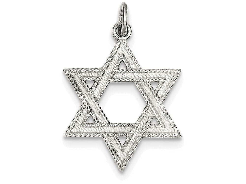 FJC Finejewelers Sterling Silver Star Of David Charm