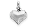 FJC Finejewelers Sterling Silver Puffed Heart Charm
