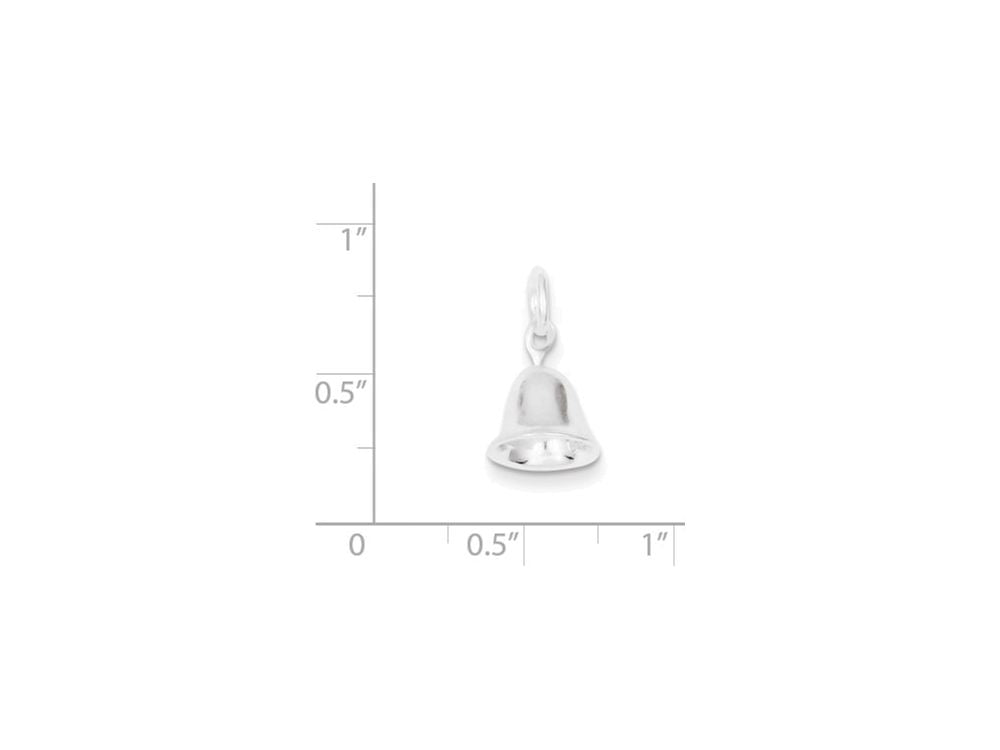FJC Finejewelers Sterling Silver Moveable Bell Charm