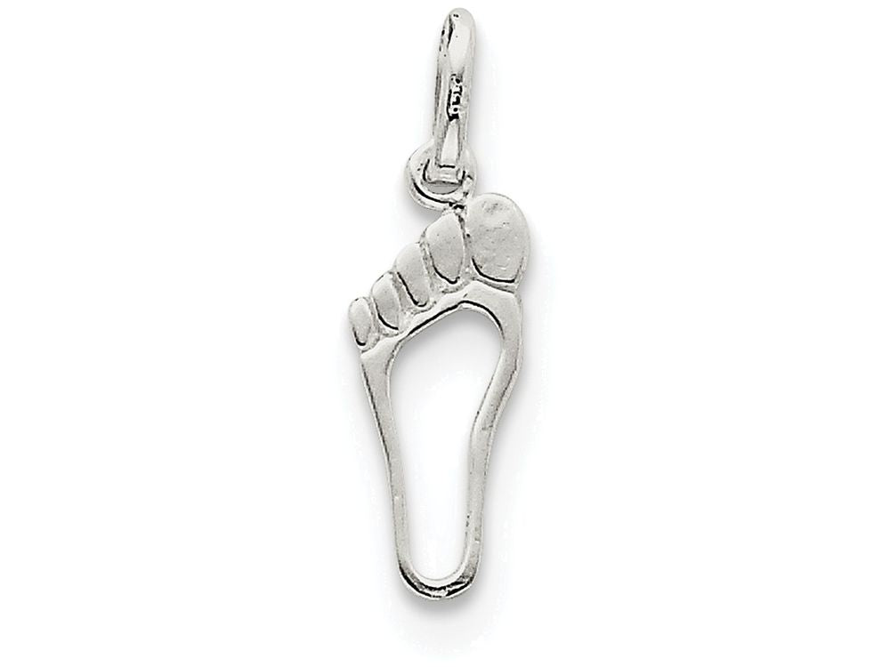 FJC Finejewelers Sterling Silver Foot Charm