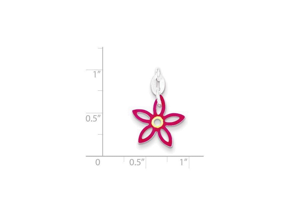 FJC Finejewelers Sterling Silver Enameled Charm