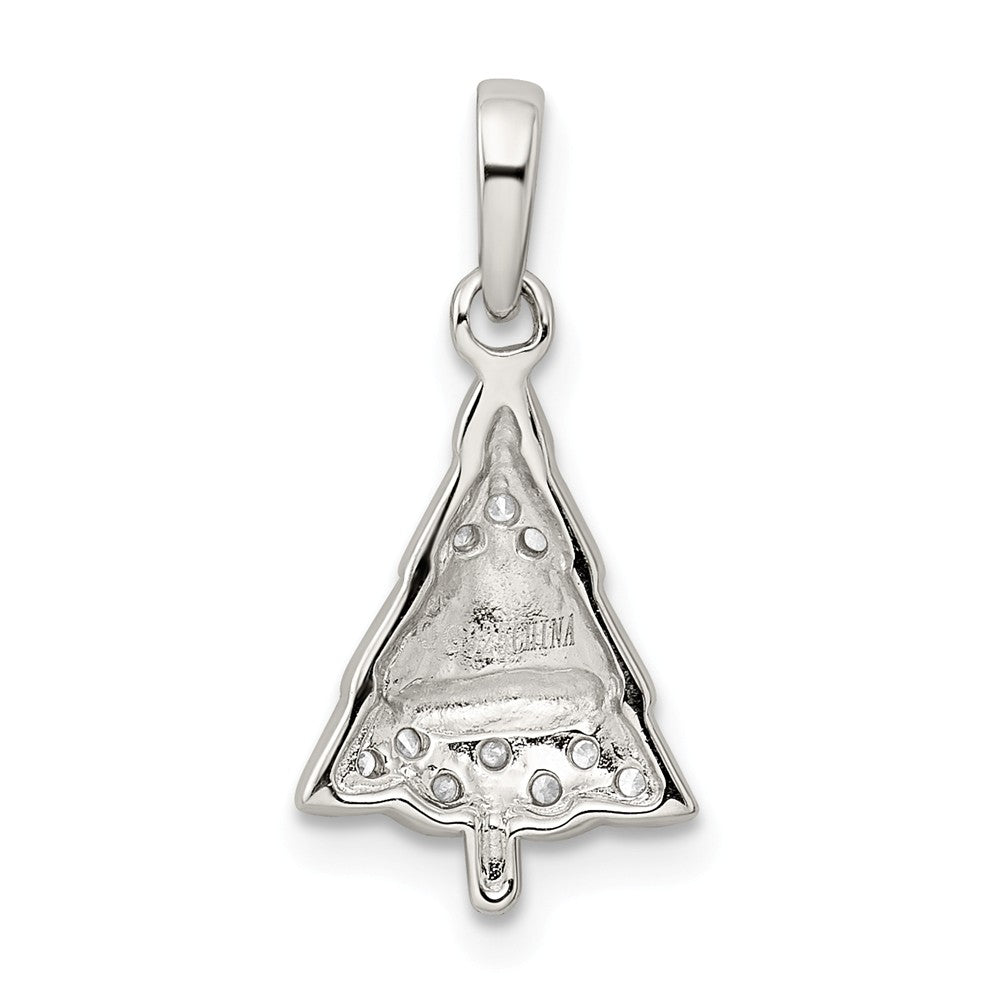 FJC Finejewelers Sterling Silver Cubic Zirconia Christmas Tree Pendant Necklace - Chain Included