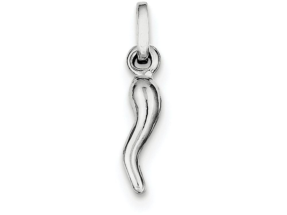 FJC Finejewelers Sterling Silver Italian Horn Charm