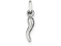 FJC Finejewelers Sterling Silver Italian Horn Charm