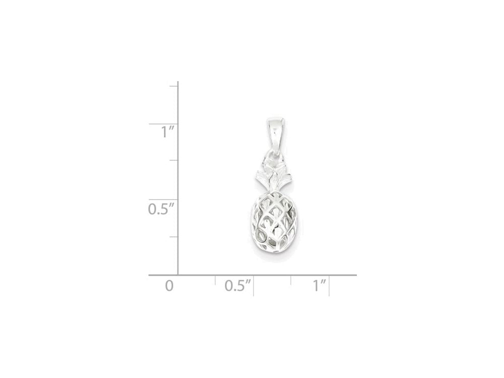 FJC Finejewelers Sterling Silver Pineapple Pendant Necklace - Chain Included