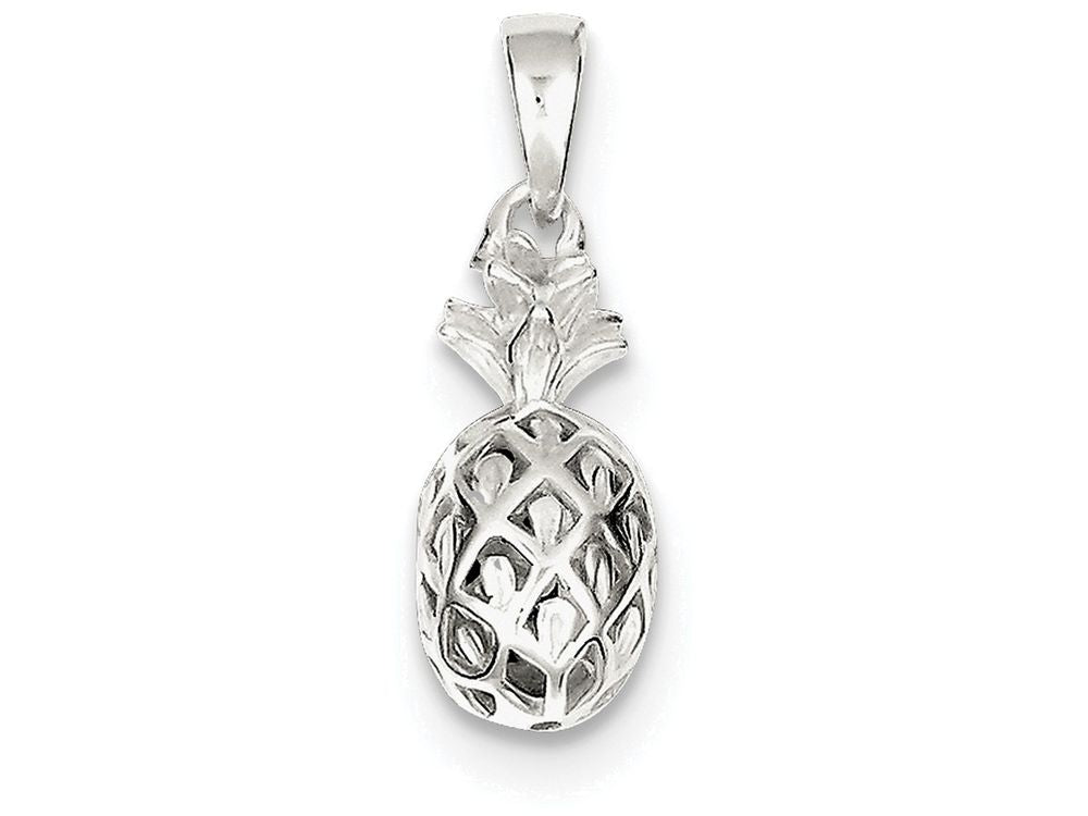 FJC Finejewelers Sterling Silver Pineapple Pendant Necklace - Chain Included