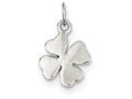 FJC Finejewelers Sterling Silver 4 Leaf Clover Charm