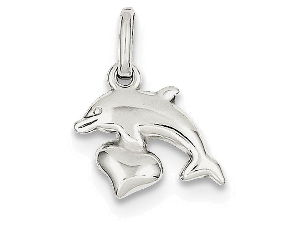 FJC Finejewelers Sterling Silver Dolphin Pendant Necklace - Chain Included