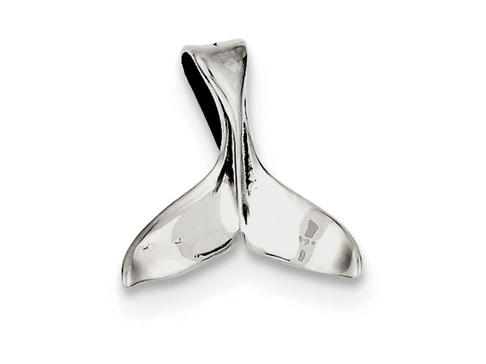 FJC Finejewelers Sterling Silver Small Whale Tail Pendant Necklace - Chain Included