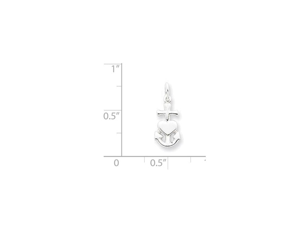 FJC Finejewelers Sterling Silver Hope, Faith, And Charity Charm