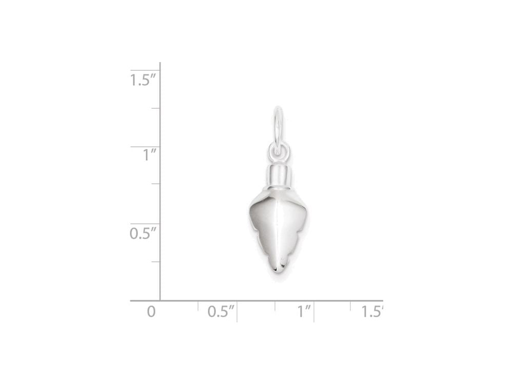 FJC Finejewelers Sterling Silver Polished Arrowhead Charm