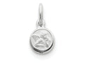 FJC Finejewelers Sterling Silver Satin Angel Charm