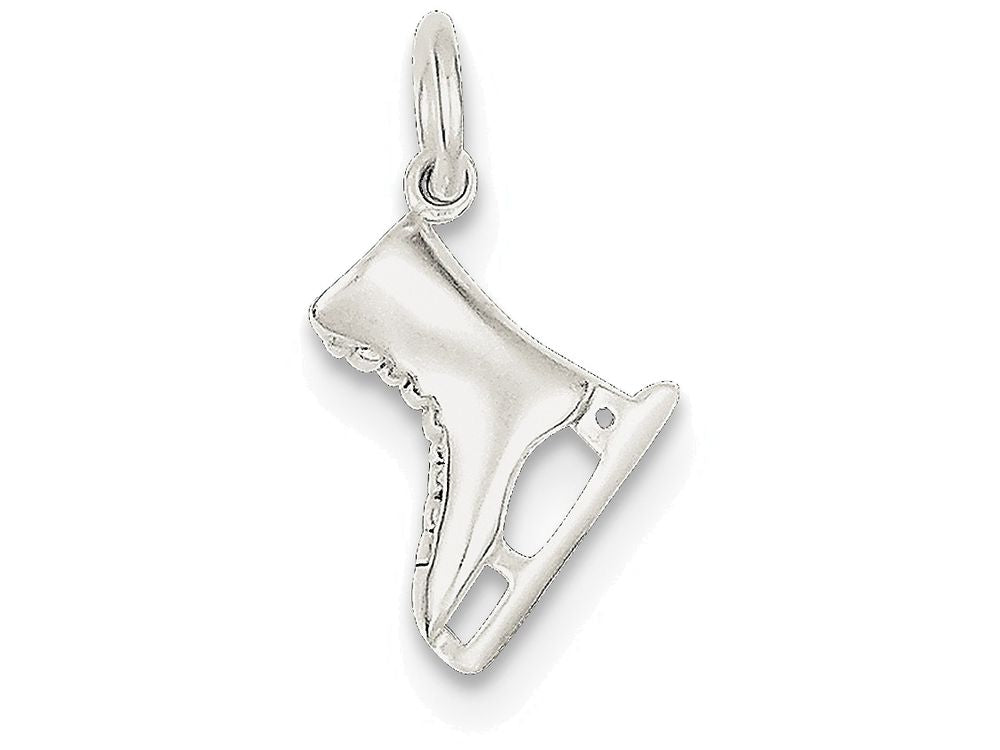 FJC Finejewelers Sterling Silver Ice Skate Charm
