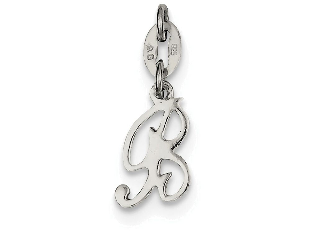FJC Finejewelers Sterling Silver Initial B Pendant Necklace - Chain Included