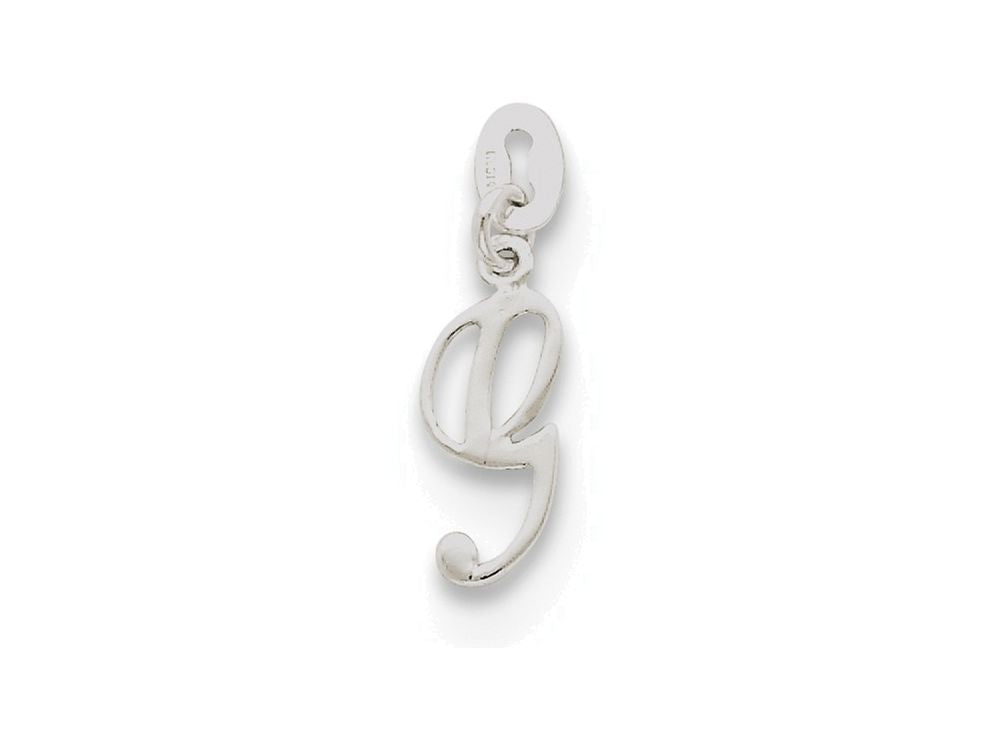 FJC Finejewelers Sterling Silver Initial G Pendant Necklace - Chain Included