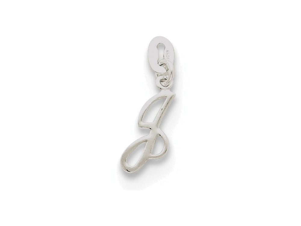 FJC Finejewelers Sterling Silver Initial J Pendant Necklace - Chain Included