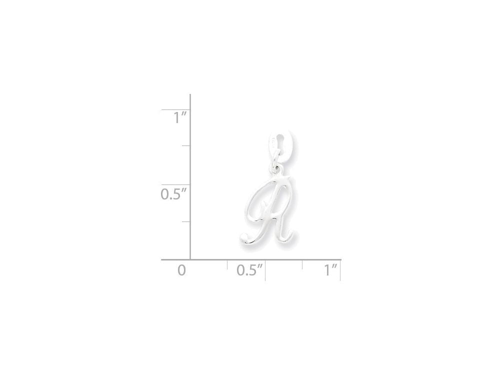 FJC Finejewelers Sterling Silver Initial R Pendant Necklace - Chain Included