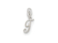 FJC Finejewelers Sterling Silver Initial T Pendant Necklace - Chain Included
