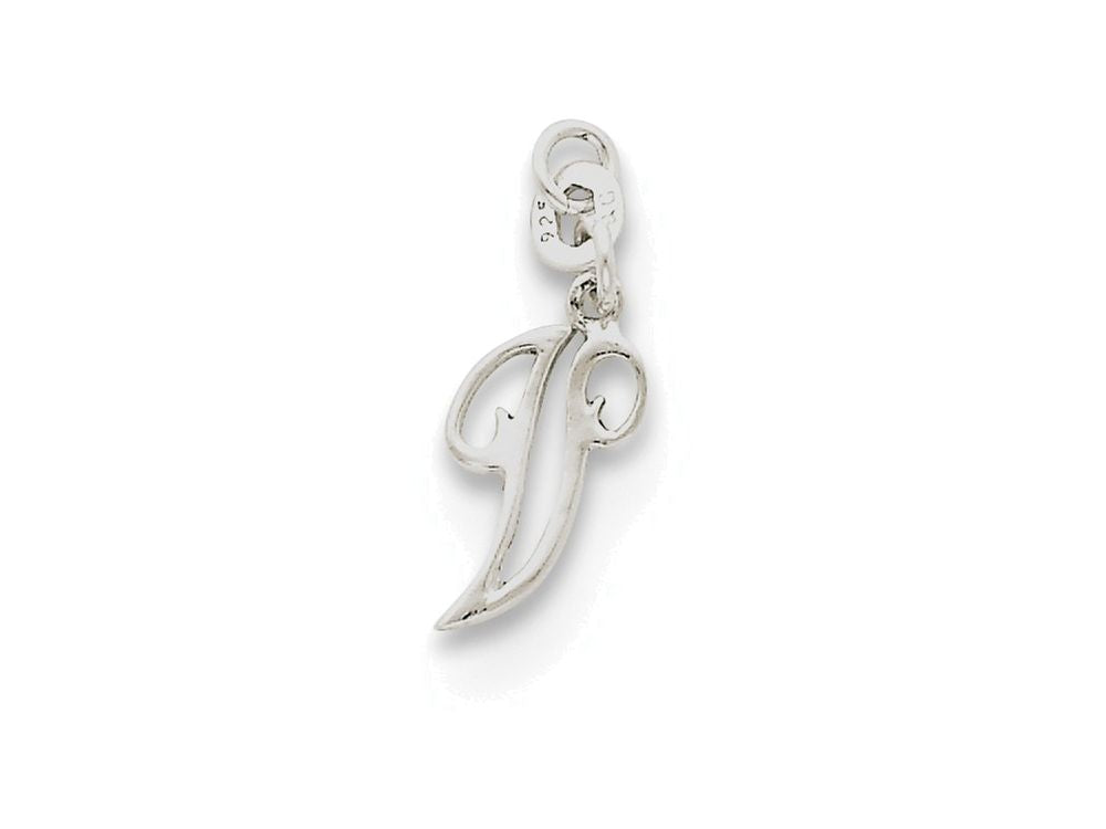 FJC Finejewelers Sterling Silver Initial V Pendant Necklace - Chain Included