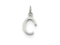 FJC Finejewelers Sterling Silver Initial C Pendant Necklace - Chain Included