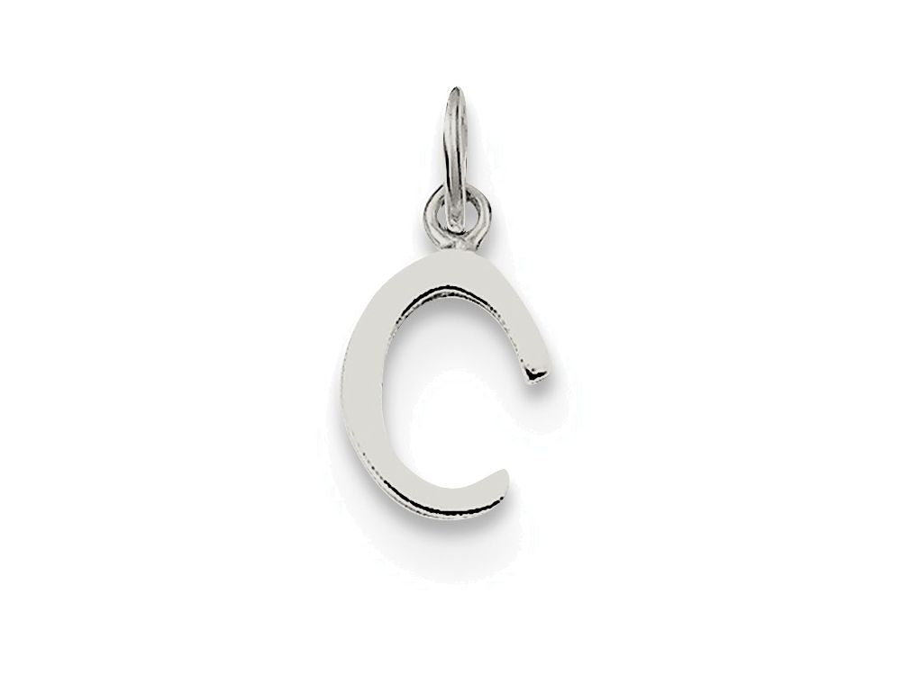 FJC Finejewelers Sterling Silver Initial C Pendant Necklace - Chain Included