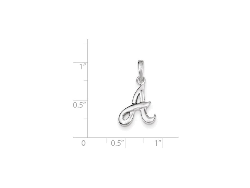 FJC Finejewelers Sterling Silver Initial A Pendant Necklace - Chain Included