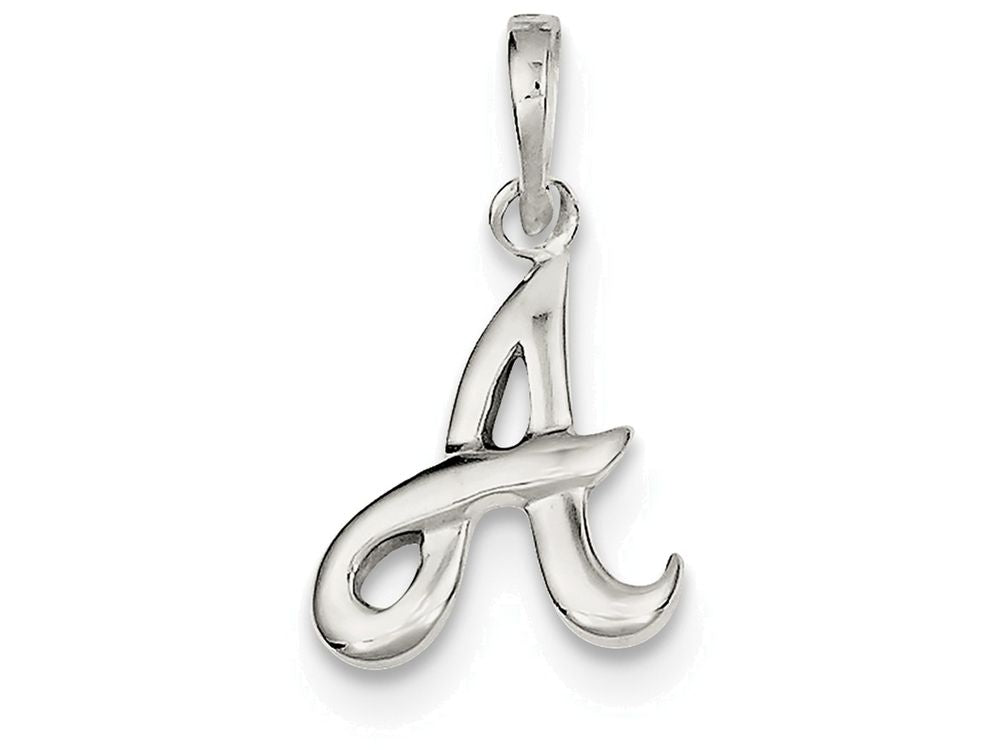 FJC Finejewelers Sterling Silver Initial A Pendant Necklace - Chain Included