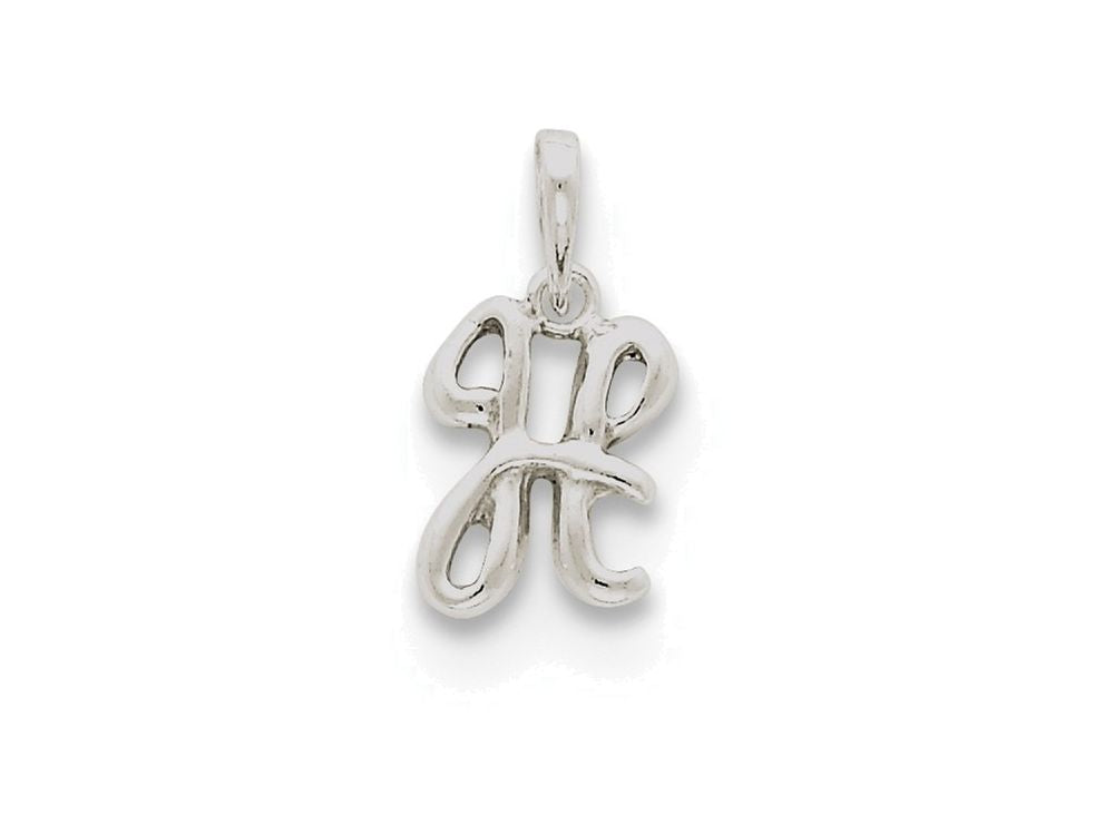 FJC Finejewelers Sterling Silver Initial H Pendant Necklace - Chain Included