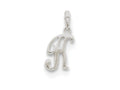 FJC Finejewelers Sterling Silver Initial K Pendant Necklace - Chain Included