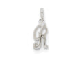 FJC Finejewelers Sterling Silver Initial R Pendant Necklace - Chain Included