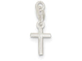 FJC Finejewelers Sterling Silver Polished Cross Charm