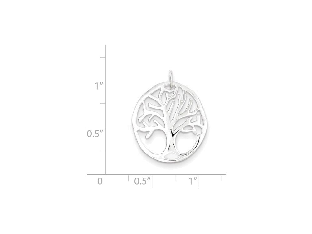FJC Finejewelers Sterling Silver Tree Of Life Charm