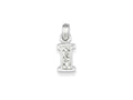 FJC Finejewelers Sterling Silver Cubic Zirconia Initial I Pendant Necklace - Chain Included