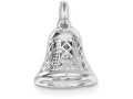 FJC Finejewelers Sterling Silver Polished Movable Bell Charm