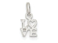 FJC Finejewelers Sterling Silver Love Charm