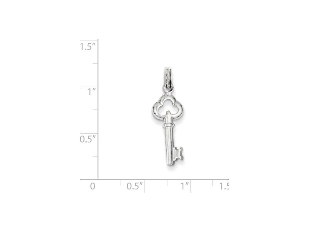 FJC Finejewelers Sterling Silver Key Charm