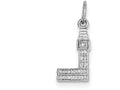 FJC Finejewelers Sterling Silver Big Ben Charm