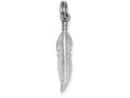 FJC Finejewelers Sterling Silver Polished Feather Charm